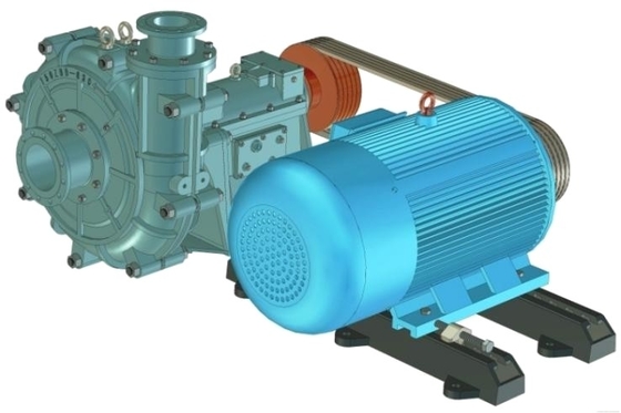 Corrosion Resistant 980rpm Centrifugal Slurry Pump For Mining 80ZBQ-400