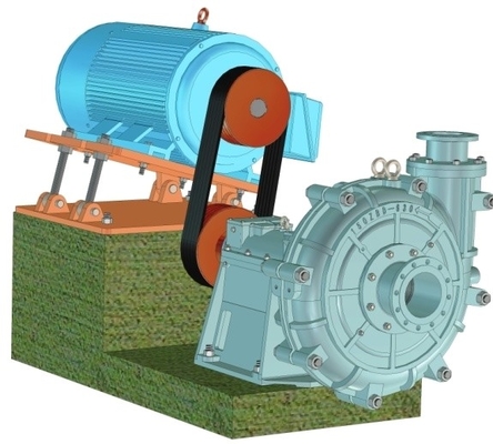 Hydraulic 1480r/Min 55kw Centrifugal Slurry Pump 100ZBQ-315