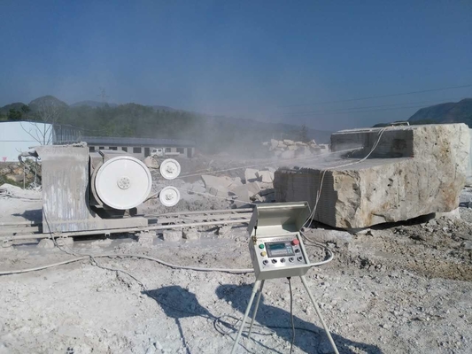 CNC Quarry Diamond Wire Saw Machine 37KW 75KW Granite Marble Stone Cutting